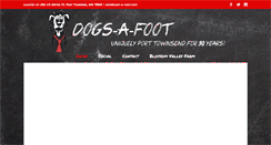 Desktop Screenshot of dogs-a-foot.com